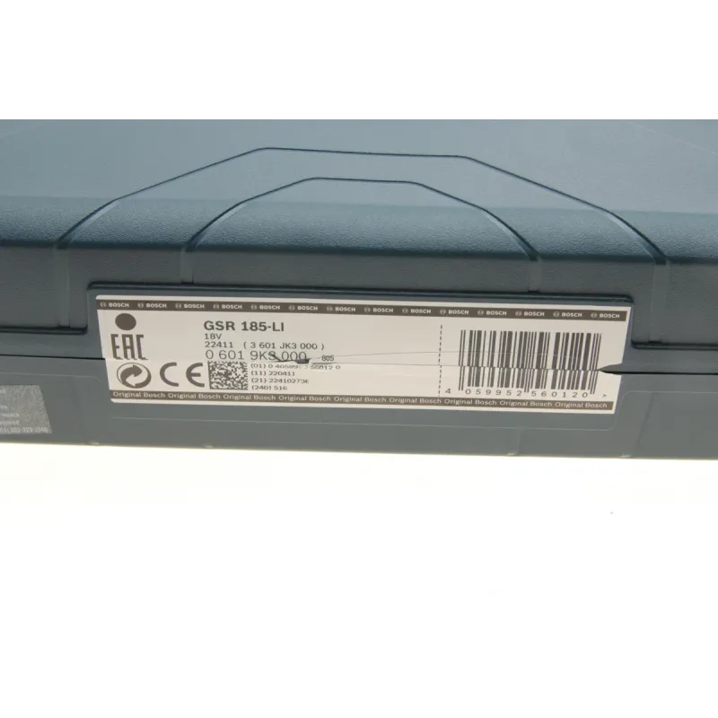 Шуруповерт акумуляторний BOSCH GSR 185-Li 0 601 9K3 000