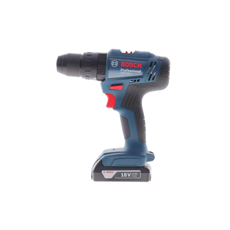 Шуруповерт акумуляторний BOSCH GSB 183-Li 18V/2.0Ah 56 Нм 0 601 9K9 101
