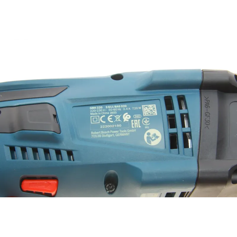 Перфоратор електричний BOSCH GBH 220 (720W) 4-22 мм 0 611 2A6 020