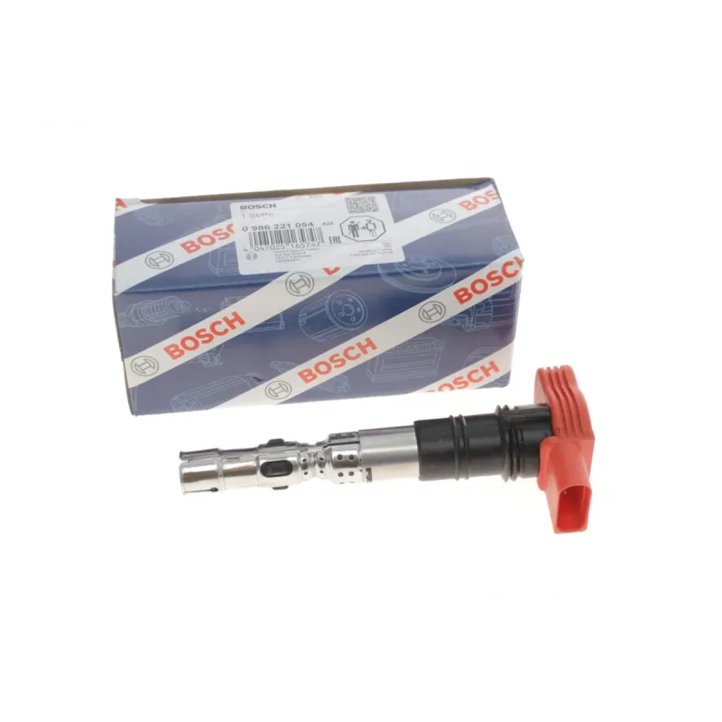 Котушка запалювання BOSCH 0 986 221 054 для Audi A4 B6/B7 S4, A6 C6 4.2, A8 D3 4.2, VW Touareg 4.2