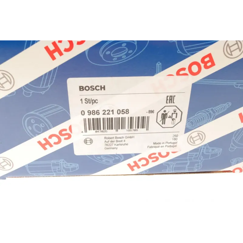 Котушка запалювання BOSCH 0 986 221 058 для Mercedes-Benz Sprinter (W906), Vito (W639) 3.5 2004-
