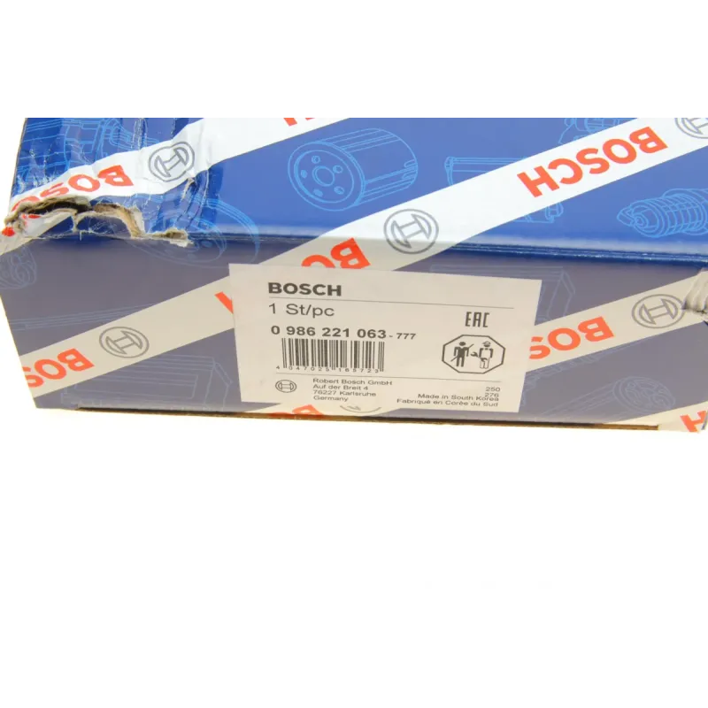 Котушка запалювання BOSCH 0 986 221 063 для Hyundai Accent/i30, Kia Cee'd 1.4-1.6 2006-