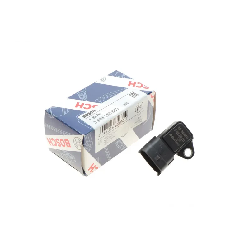 Датчик тиску впускного колектора BOSCH 0 986 280 653 для Hyundai Santa Fe, Tucson, Kia Sportage