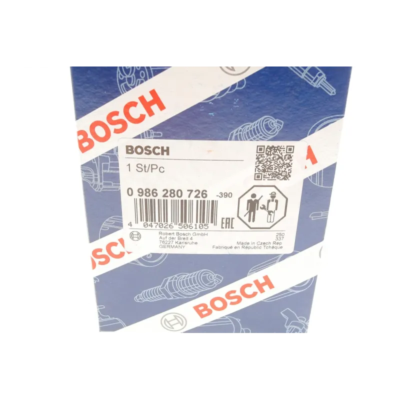 Датчик положення колінвалу BOSCH 0 986 280 726 для Skoda Fabia, VW Polo, Seat Ibiza 1.2