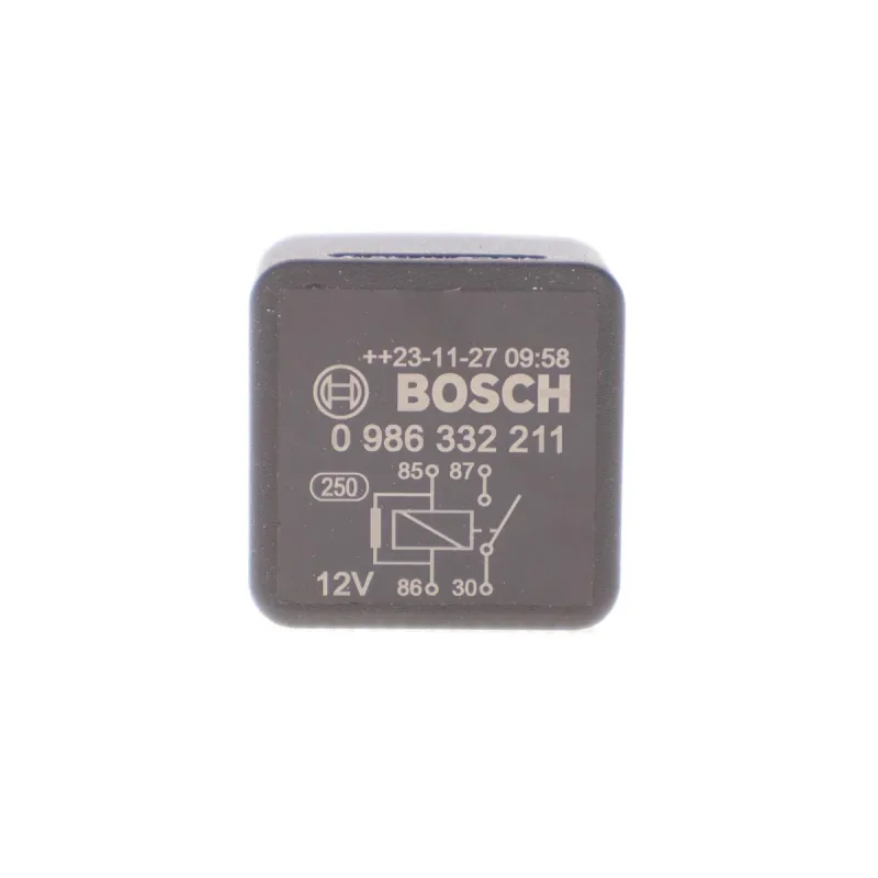Реле Bosch 0 986 332 211 4-контактне 12В 30А для Audi, BMW, Ford, Mercedes-Benz, Opel, Volkswagen