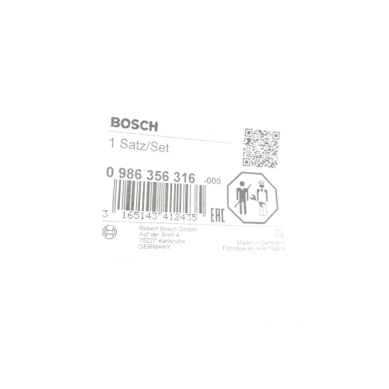 Проводи запалювання BOSCH 0 986 356 316 для Mercedes-Benz E-Class W124, W210, C-Class W202