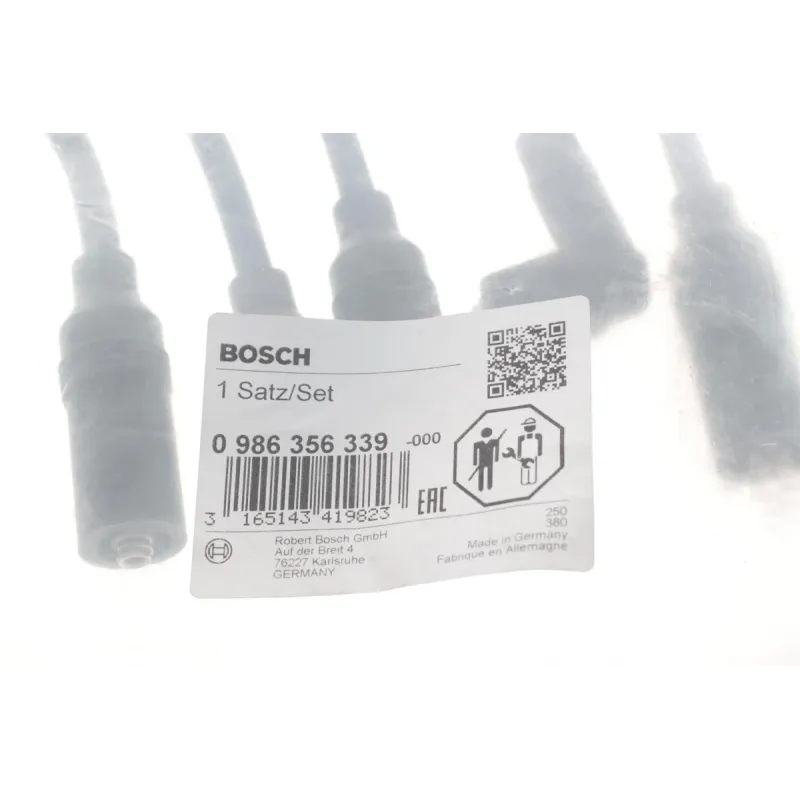 Кабелі запалювання BOSCH 0 986 356 339 для Volkswagen Golf/Passat 1.8/2.0 1991-2002