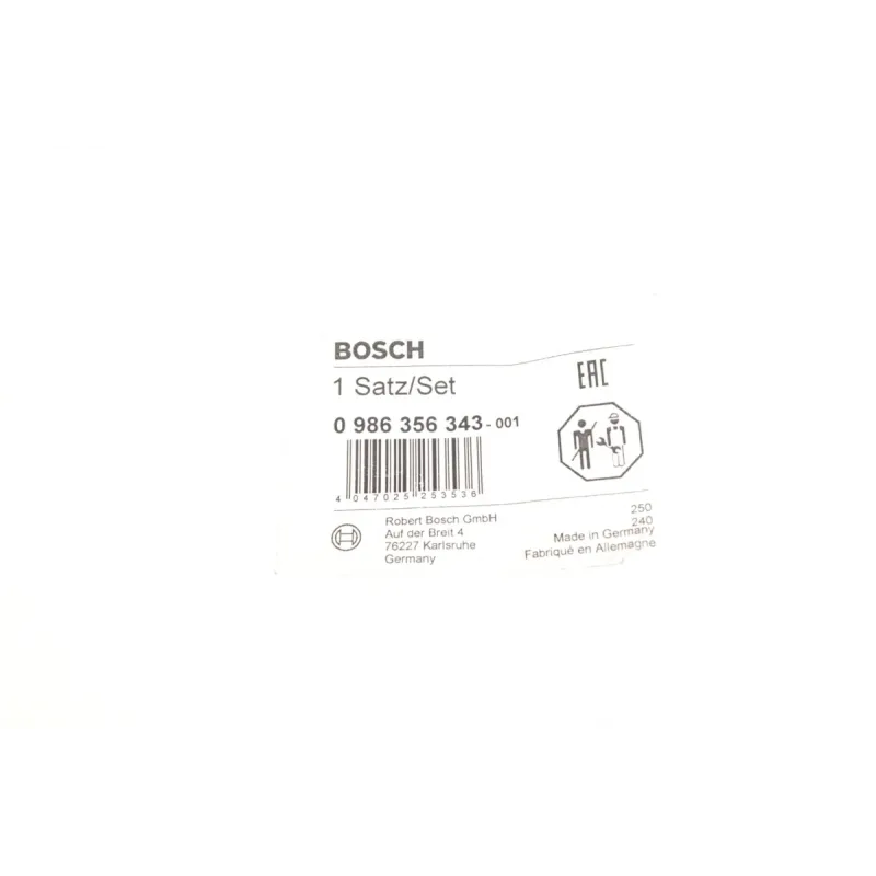 Проводи запалювання BOSCH 0 986 356 343 для VW Golf III, Polo, SEAT Ibiza II