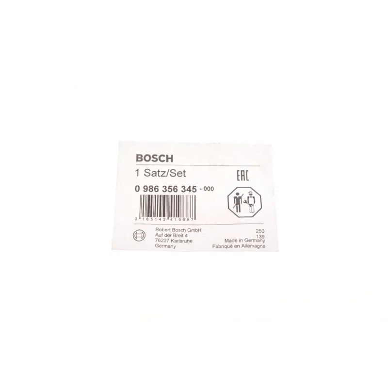 Проводи запалювання BOSCH 0 986 356 345 для Volkswagen Caddy III 2.0 EcoFuel 2006-2015