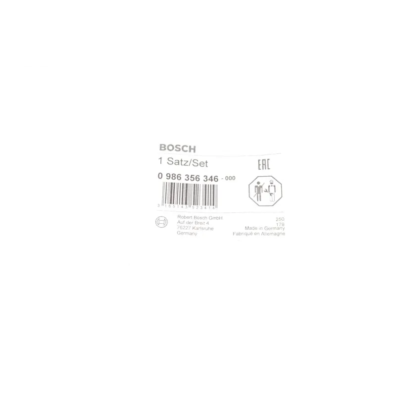 Провід запалювання BOSCH 0 986 356 346 для Volkswagen Caddy III 1.6 BiFuel 2011-н.в., Audi A3 1.6 102 л.с.