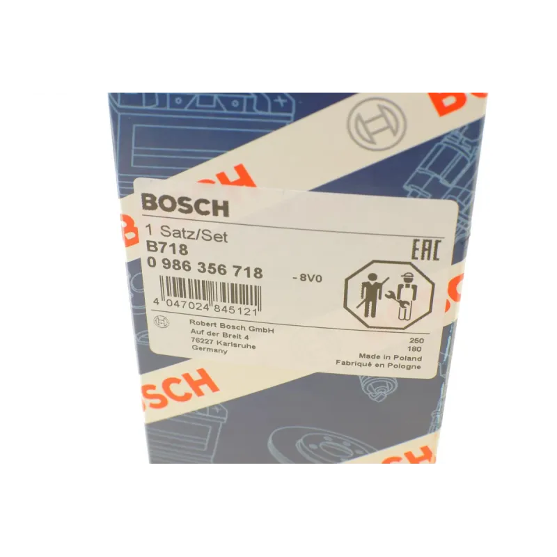 Проводи запалювання BOSCH 0 986 356 718 для Fiat Fiorino, Tipo, Uno 1.4-1.6 1985-2006