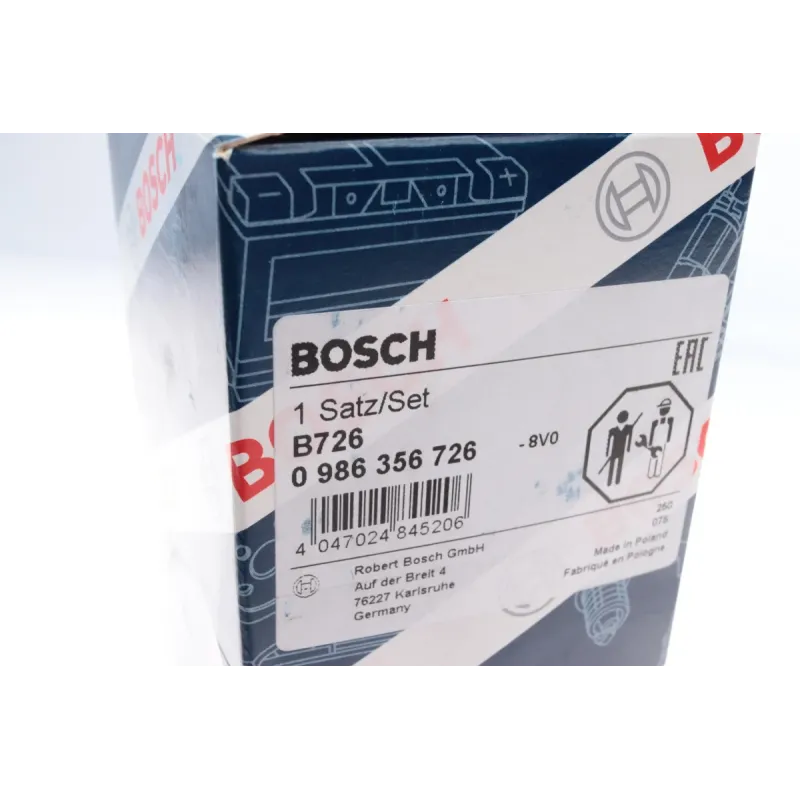 Проводи запалювання BOSCH 0 986 356 726 для Lada 110/111/Samara 1986-2013 (високовольтні)