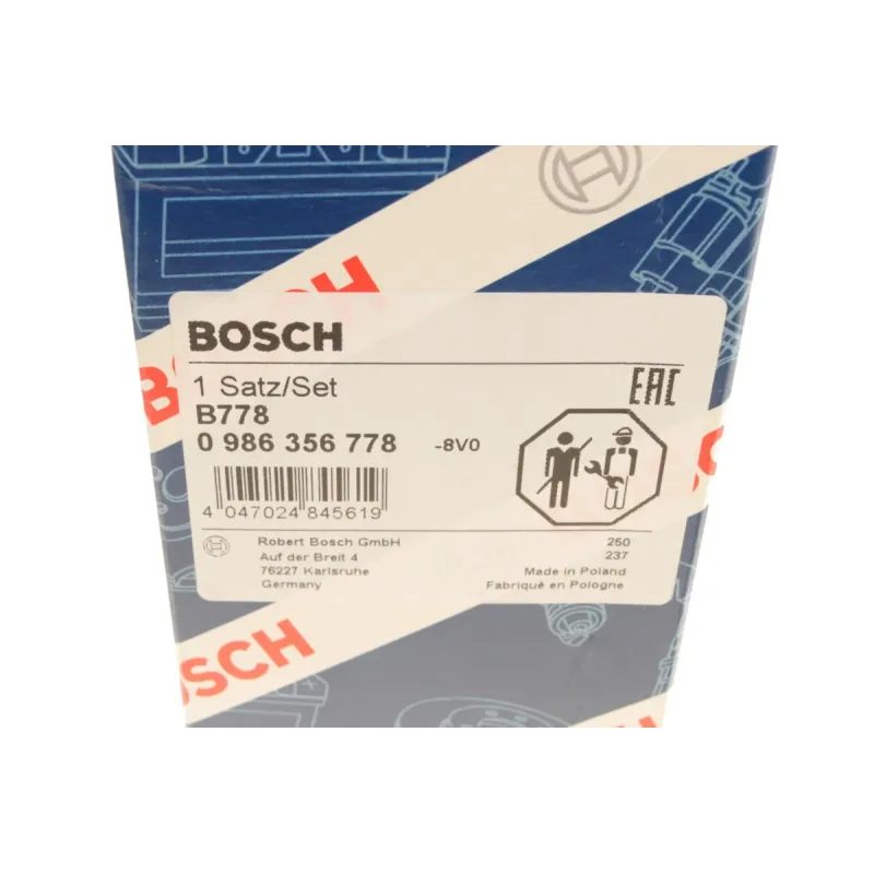 Проводи запалювання BOSCH 0 986 356 778 для Opel Astra F 1.6i 16V 1994-1998, Chevrolet Corsa