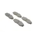 Колодки гальмівні передні BOSCH 0 986 424 204 для Nissan Terrano/Mistral II, Ford Maverick, 145x56.3x16.2 мм