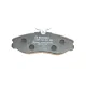 Колодки гальмівні передні BOSCH 0 986 424 204 для Nissan Terrano/Mistral II, Ford Maverick, 145x56.3x16.2 мм