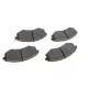Колодки гальмівні передні BOSCH 0 986 424 215 для Hyundai Elantra III 2000-2006, Kia Magentis I 2001-2005, Ssangyong Rexton 2002-, 16.8 мм