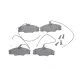 Колодки гальмівні передні BOSCH 0 986 424 227 для Peugeot 406 1995-2004, 129.9x53 мм