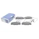 Колодки гальмівні передні BOSCH 0 986 424 227 для Peugeot 406 1995-2004, 129.9x53 мм