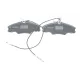 Колодки гальмівні передні BOSCH 0 986 424 227 для Peugeot 406 1995-2004, 129.9x53 мм