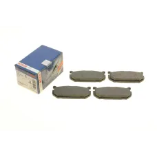 Колодки гальмівні задні BOSCH 0 986 424 266 для Mazda 626 GE 1991-1997, Ford Probe II 1993-1998, 100.1x43.6x13.5 мм