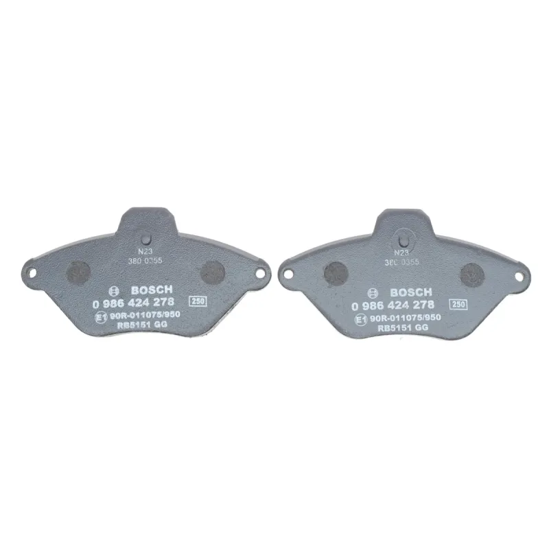 Колодки гальмівні передні BOSCH 0 986 424 278 для Citroen Xantia 1993-2003 (з датчиками)