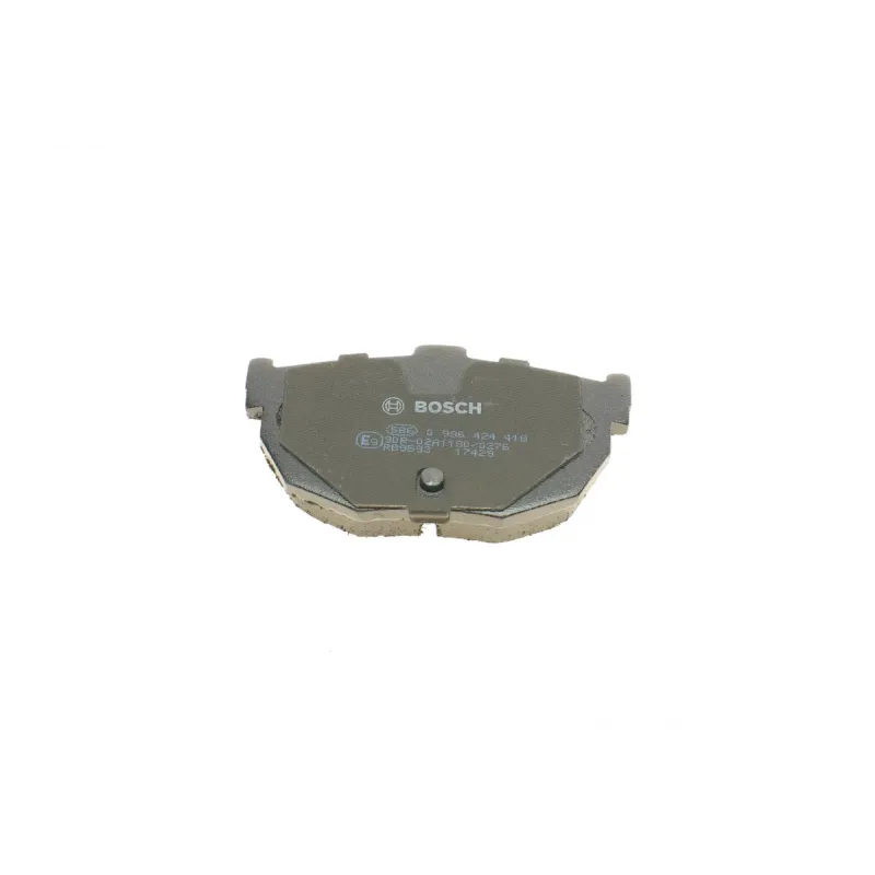 Колодки гальмівні задні BOSCH 0 986 424 418 для Hyundai Elantra/Kia Cerato 2000-2006, 85.6x46.3 мм