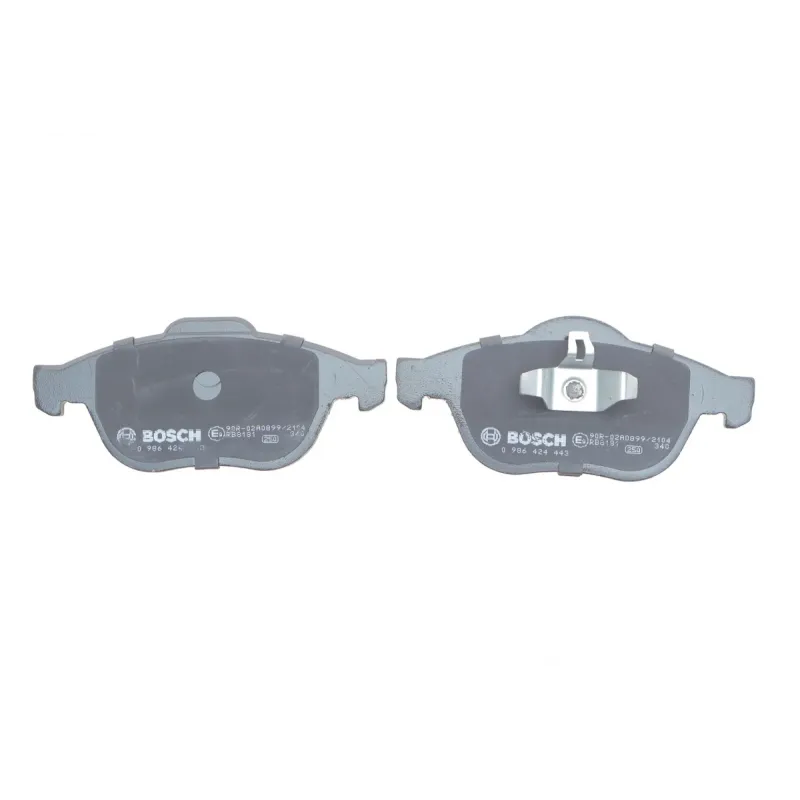 Колодки гальмівні передні BOSCH 0 986 424 443 для Renault Scenic II/Grand Scenic II 2003-2009, 155.4x71.2 мм