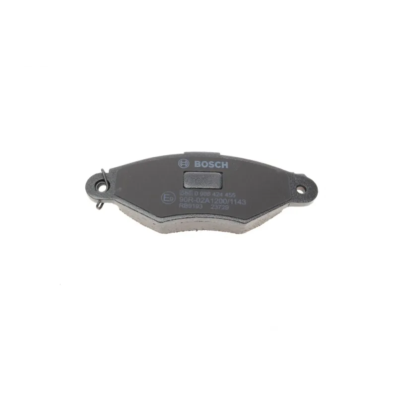 Колодки гальмівні передні BOSCH 0 986 424 455 Renault Kangoo/Nissan Kubistar 130.9x47.5x18.1 мм
