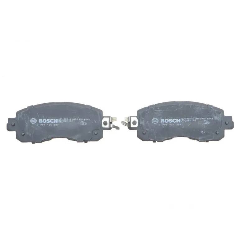 Колодки гальмівні передні BOSCH 0 986 424 509 для Nissan Leaf, Altima III 2013-, 141.6 мм