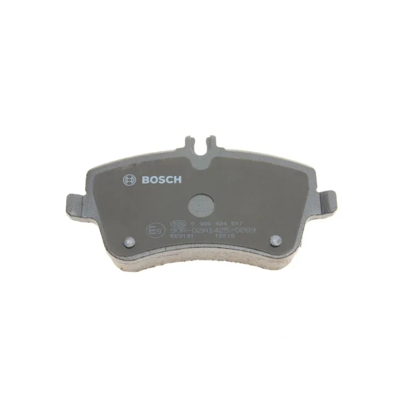 Колодки гальмівні передні BOSCH 0 986 424 517 для Mercedes-Benz C-Class W203/CL203/S203 2000-2011, 19.5 мм