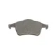 Колодки гальмівні задні BOSCH 0 986 424 539 для Volvo S60/S80/V70, 122.6x53.8 мм