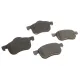 Колодки гальмівні передні BOSCH 0 986 424 540 для Volvo S60/S80 1998-2010, 155.4 мм