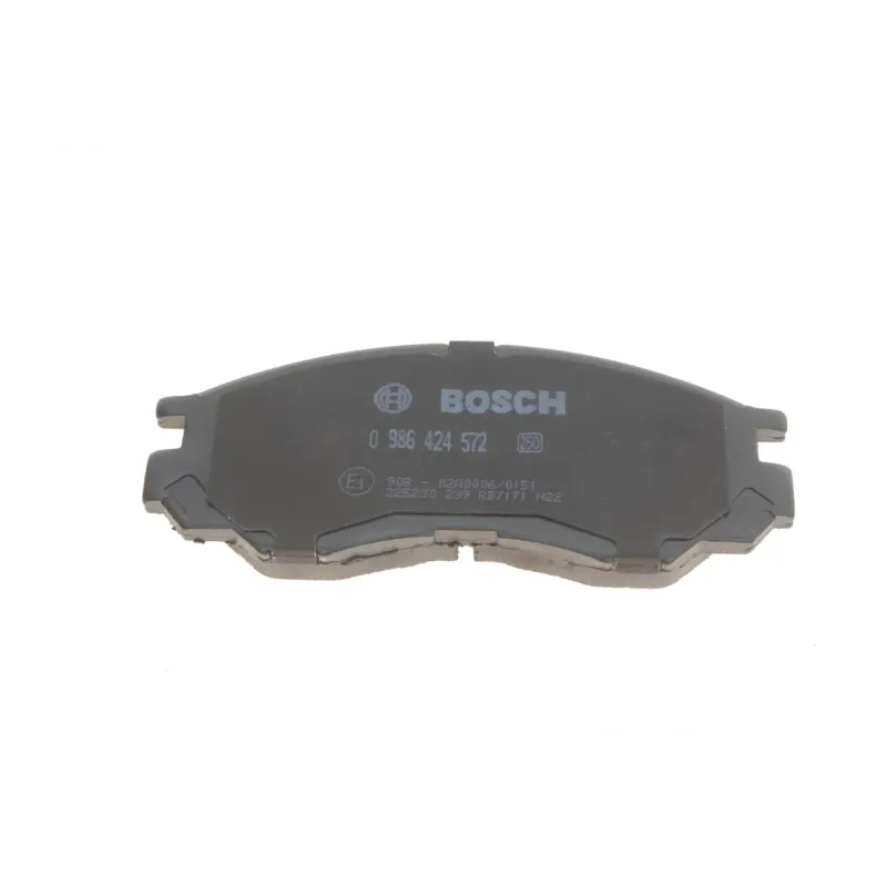 Колодки гальмівні передні BOSCH 0 986 424 572 для Mitsubishi L200/L400 1990-2007, 15.7/16.5 мм