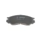 Колодки гальмівні передні BOSCH 0 986 424 572 для Mitsubishi L200/L400 1990-2007, 15.7/16.5 мм