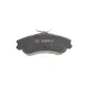Колодки гальмівні передні BOSCH 0 986 424 583 для Citroen Berlingo, Peugeot Partner 1996- 129.9x56.2 мм