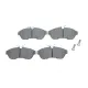 Колодки гальмівні передні BOSCH 0 986 424 635 для Citroen C2/C3 2003-, 129x56.2x19 мм