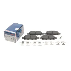 Колодки гальмівні задні BOSCH 0 986 424 650 для Subaru Impreza, Forester, Outback 1995-2009, 41.5x13.1x108.4 мм