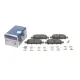 Колодки гальмівні задні BOSCH 0 986 424 650 для Subaru Impreza, Forester, Outback 1995-2009, 41.5x13.1x108.4 мм