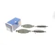 Колодки гальмівні передні BOSCH 0 986 424 666 для Jeep Grand Cherokee WJ/WG 1999-2005 (192.3x55.5 мм)