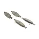 Колодки гальмівні передні BOSCH 0 986 424 666 для Jeep Grand Cherokee WJ/WG 1999-2005 (192.3x55.5 мм)