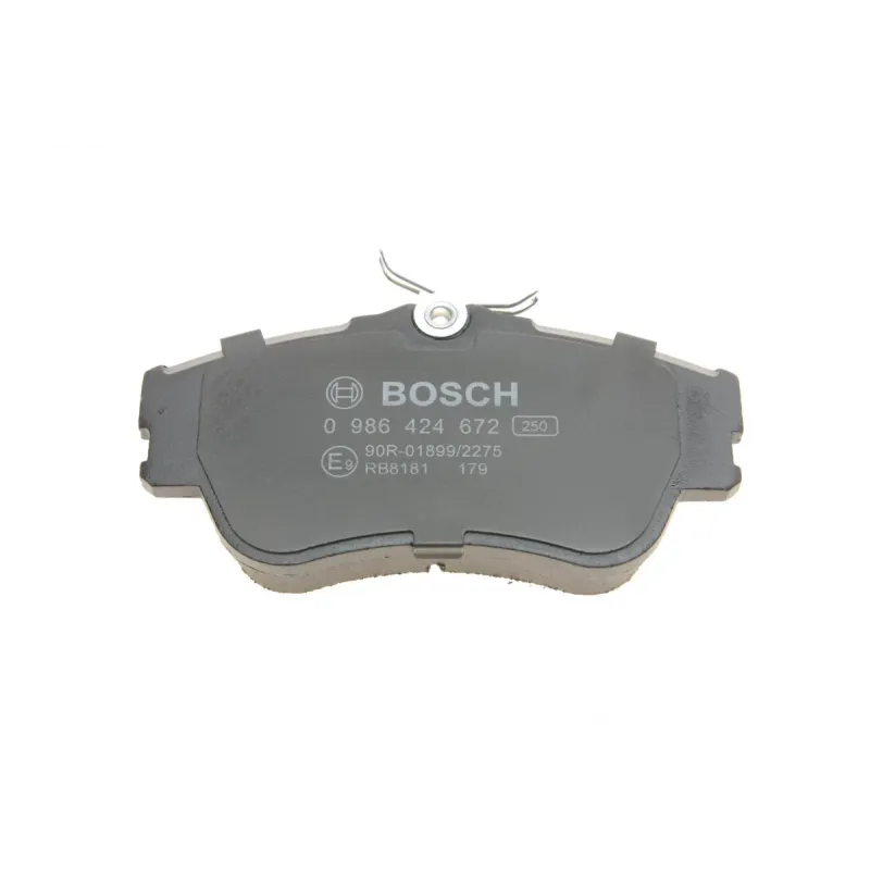 Колодки гальмівні передні BOSCH 0 986 424 672 для VW Transporter T4 1.9-2.5 TDI (Lucas) з датчиком