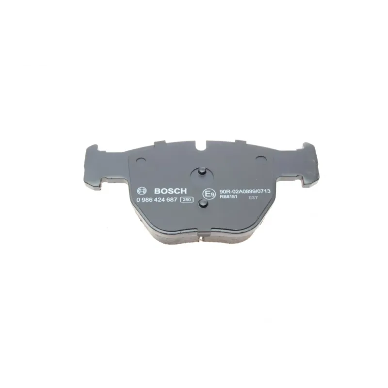 Колодки гальмівні передні BOSCH 0 986 424 687 для Range Rover III (LM) 2002-2012, 155.4x73.3x19 мм