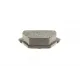 Колодки гальмівні передні BOSCH 0 986 424 689 для Audi 100/A6/A8 (1991-2002), 74.6x18.3 мм