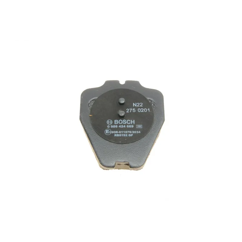 Колодки гальмівні передні BOSCH 0 986 424 689 для Audi 100/A6/A8 (1991-2002), 74.6x18.3 мм
