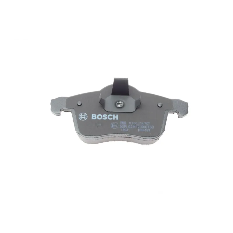 Колодки гальмівні передні BOSCH 0 986 424 707 для Opel Combo, Astra H, Corsa D 155.4 мм