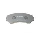 Колодки гальмівні передні BOSCH 0 986 424 709 для Mitsubishi Grandis, Pajero II-IV, Mazda E2000/2200