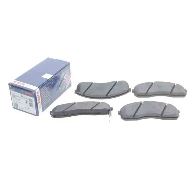 Колодки гальмівні передні BOSCH 0 986 424 714 для Kia Carnival GQ 1999-2007, K2500, Pregio 2.5-2.9 1997- 154.7x56.2 мм
