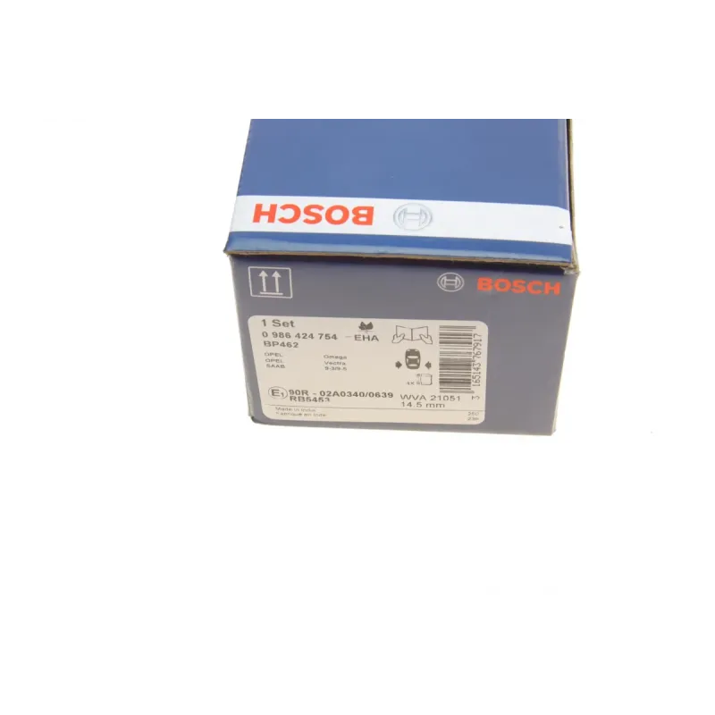Колодки гальмівні задні BOSCH 0 986 424 754 для Opel Omega A/B, Vectra B, Senator A/B