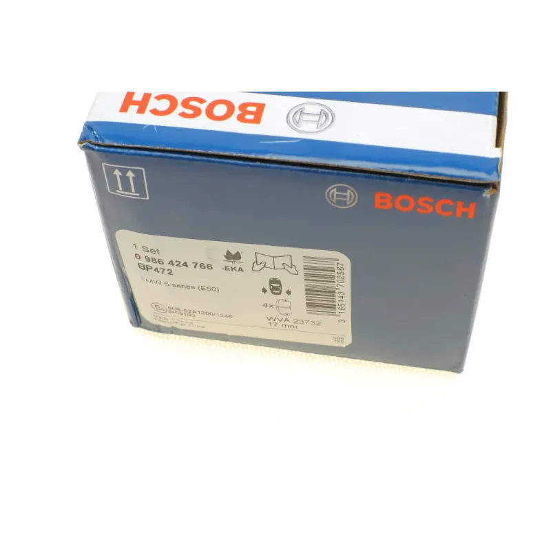 Колодки гальмівні задні BOSCH 0 986 424 766 для BMW X5 E70/F15, X6 E71/F16 2006-2019