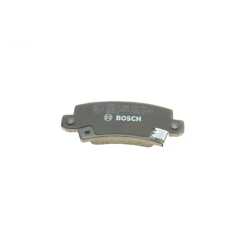 Колодки гальмівні задні BOSCH 0 986 424 790 для Toyota Corolla 2002-2007, 95.8x37.4x15.6 мм